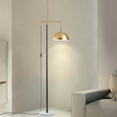 Hög Golvlampa Modern Halvcirkel Vardagsrum Med El